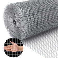 19 Gauge Hardware Cloth 1/2 inch Chicken Wire Fence Galvanized Welded Cage Wi...