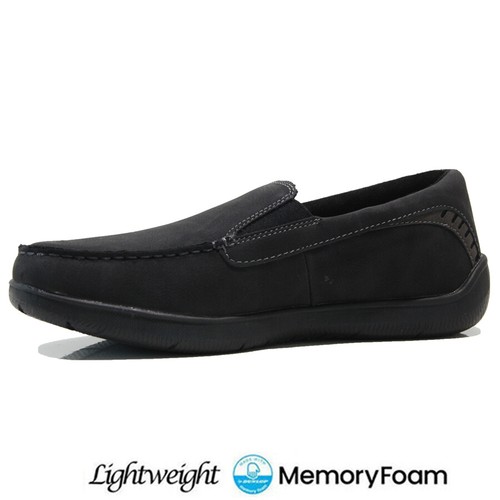 MENS CASUAL SLIP ON MEMORY FOAM WALKING WORK LOAFERS MOCCASIN DRIVING SHOES SIZE - Picture 8 of 26