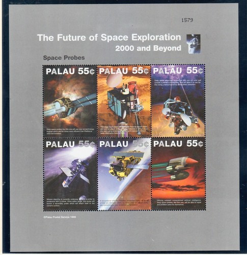 PALAU Sc 533 NH MINISHEET OF 2000 - SPACE - 第 1/1 張圖片
