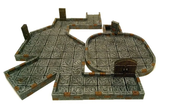 Heroes Hoard - True Tiles - 25pc Basic Kit | Dungeon Tiles | TTRPG - Image 2 of 4