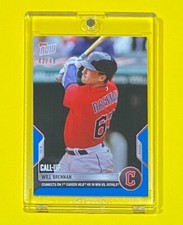 2022 MLB Topps Now Will Brennan Call-Up BLUE PARALLEL /49 SSP Guardians #1004 🔥