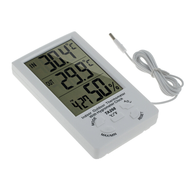 Medidor Temperatura Y Humedad Mini Termohigrómetro Digital LCD | Termómetro Higrómetro Interior Camara Termografica