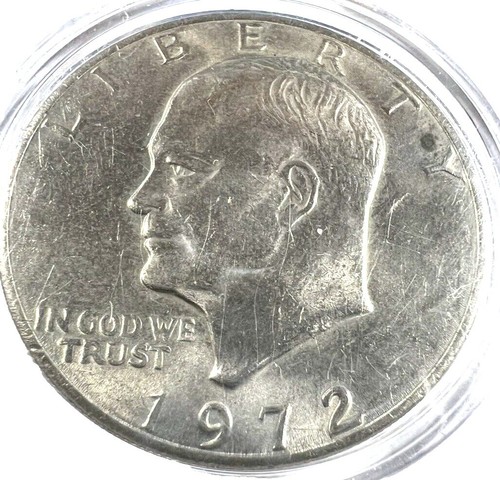 1972-D Eisenhower Dollar Coin-Liberty Ike $1-Flying Eagle Reverse