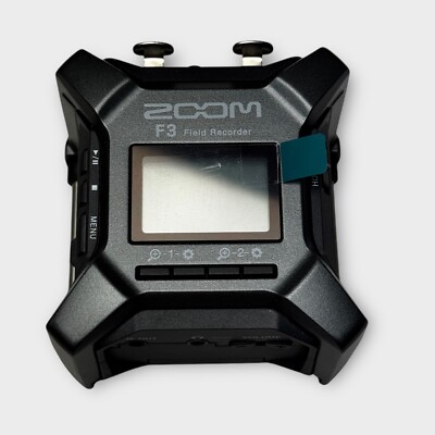 Zoom F3 Portable 32-Bit Float Professional Audio Field Recorder 2 XLR Inputs