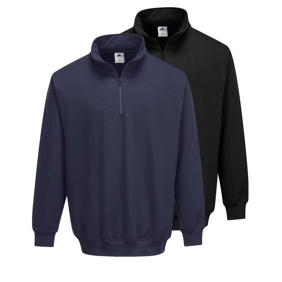 PORTWEST Sorrento Zip Neck Sweatshirt B309