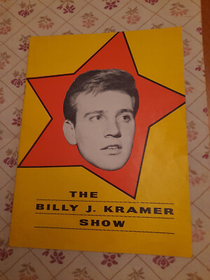 RARE The Billy J Kramer show programme Granada Mansfield 60's