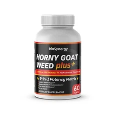 Horny Goat Weed Supplement for Men & Women - MAX Strength 9 in 1 Potency Boost