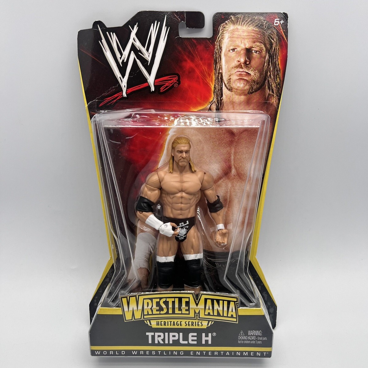 WWE Triple H Action Figure Wrestle Mania 2010 Heritage WWE Triple H Action Figure Wrestle Mania 2010 Heritage