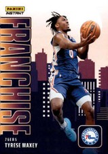 TYRESE MAXEY 2023-24 Panini Instant Franchise /485 #13 76ers NBA ID:111146