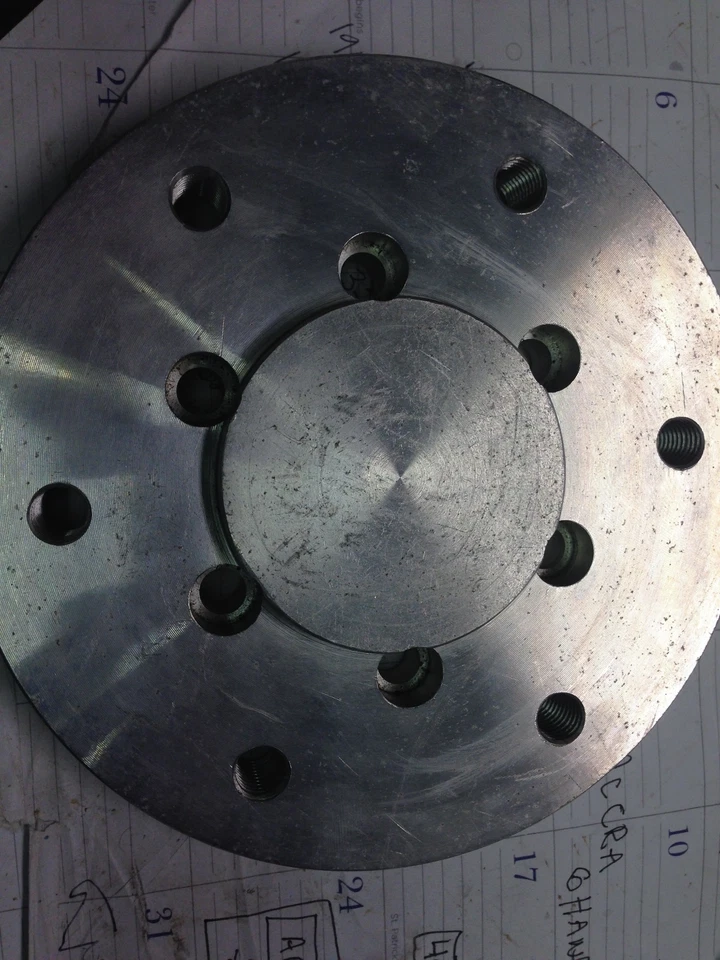 ALUMIMUM FAN SPACER DIESEL GENERATOR SET  TO ADAPT LARGE FAN TO DIESEL AND GAS - Image 2 of 4