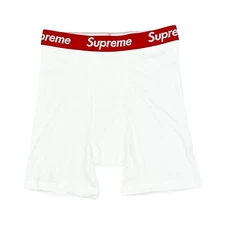 Supreme x Hanes Boxer Briefs White
