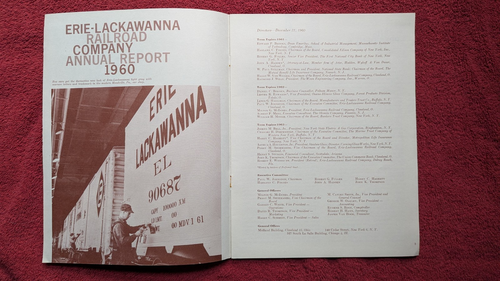 Erie Lackawanna 1960 Annual Report - Picture 3 of 4