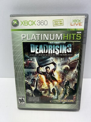 Dead Rising Microsoft Xbox 360 Platinum Hits W/ Manual Tested Working Horror