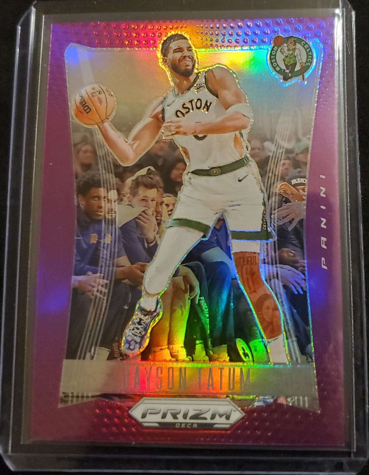 2023-24 Prizm Deca Jayson Tatum True Purple Prizm /99 Celtics