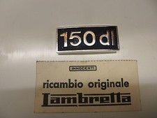 RARO ORIGINALE INNOCENTI LAMBRETTA GP DL dl150 cm BLOCCO DL 150 STEMMA FANALI