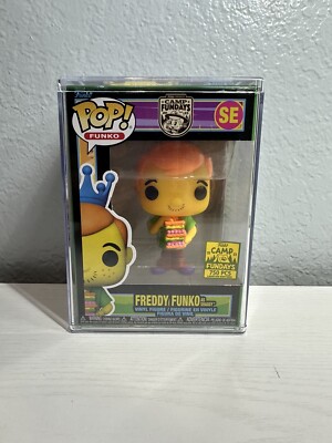 SDCC 2023 Fundays Funko Freddy As Shaggy Black light LE 750 W/ Pop Protector