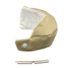 T25 Titanium Turbo Blanket Heat Shield Turbocharger Cover Wrap Natural Color