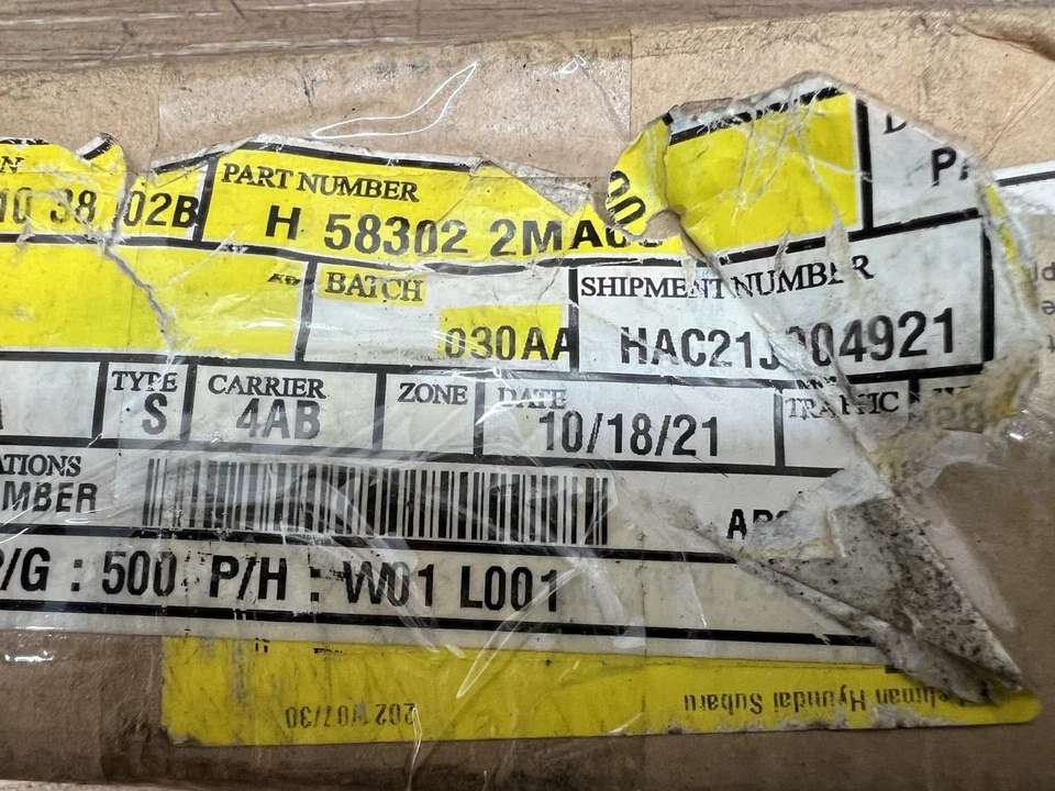 Pastillas de freno traseras Hyundai Genesis 2010-2016 cupé pieza OEM # 58302-2MA00 Foto 4 de 4