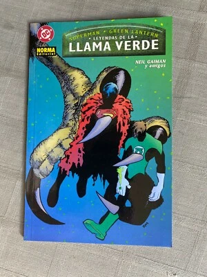 Superman Green Lantern Leyendas De Llama Verde Spanish Edition Like New - Image 1 of 4