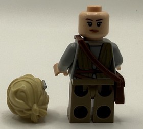 Lego Rey Minifigure Star Wars 75192 75105 75099 SW0667 Dark Tied Robe Skywalker