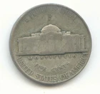 USA 1943 P Five Cent American Jefferson Silver War Nickel 5c Ag EXACT COIN