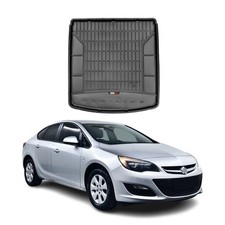 OMAC Gummi Kofferraumwanne für Opel Astra J 2012-2019 TPE Laderaumwanne Schwarz