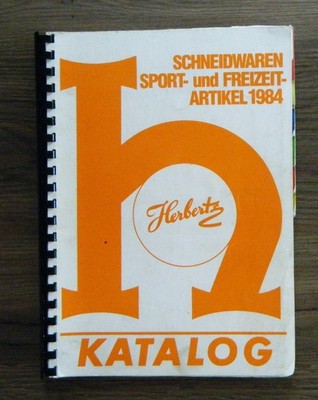 alter Katalog - Schneidwaren Sport und Freizeitartikel 1984 - Herbertz Solingen