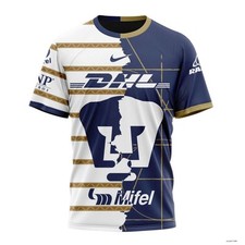 Personalized LIGA MX Pumas UNAM Shirt 3D 2024-2025 Home Mix Away Design