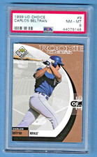 1999 UD Choice Carlos Beltran Royals #9 Rookie PSA 8 #44079148  HOF 2026