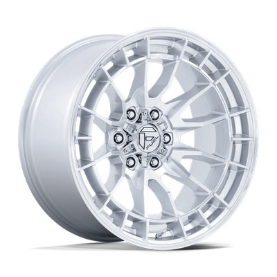 17x9 Fuel Wheels FC888 Revolt Hyper Silver W/ Machined Face Rims 6x139.7 (1pc)