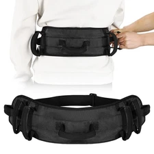 Rhino Valley Gait Belt Transfer Belt for Senior with 7 Handles, Lift Belt wit...