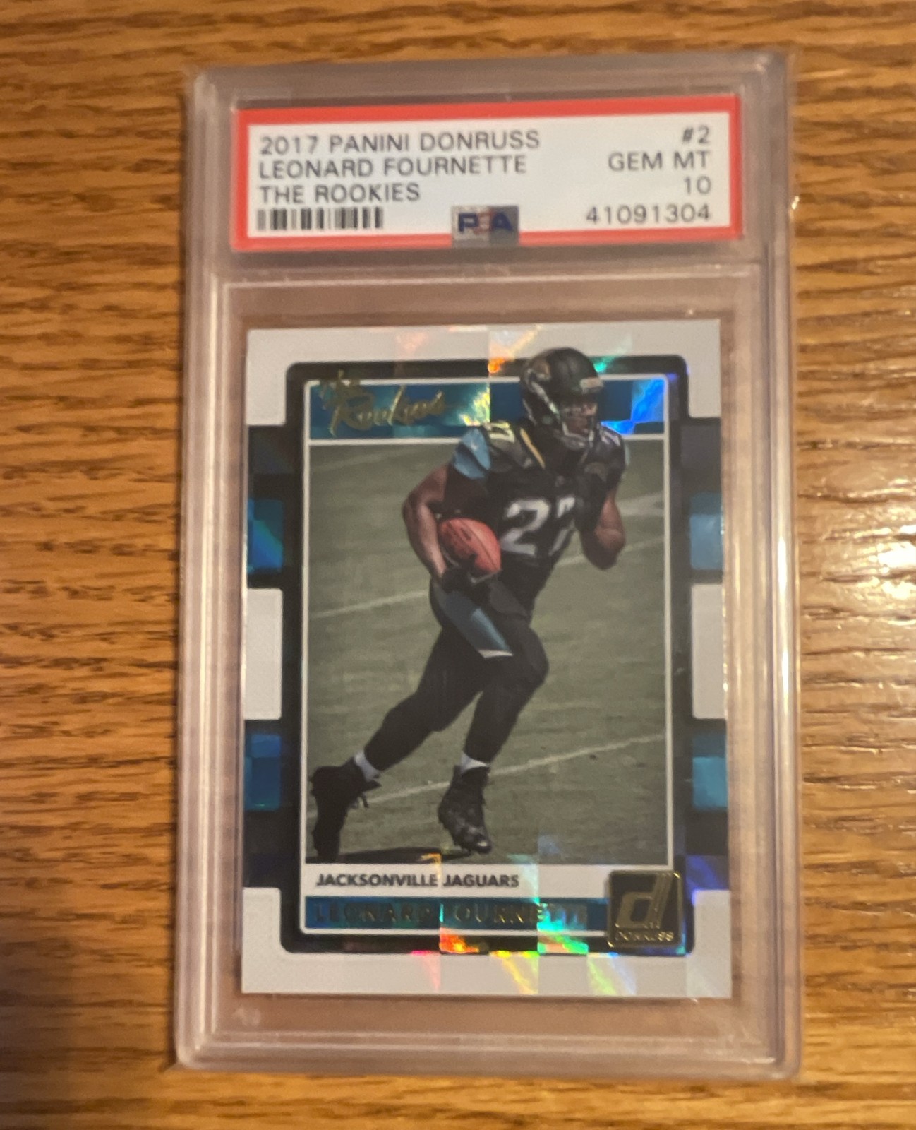 Leonard Fournette Panini Donruss the Rookies #2 Base