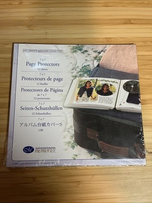 Creative Memories 7 x 7 Page Protectors 12 Sheets Complete Package!