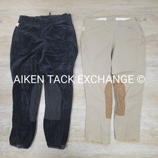 BARGAIN BUNDLE: Tailored Sportsman Knee Patch Side Zip Breeches Read Desc. 
