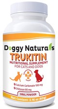 Trukitin Chitosin Based Phosphate Binder for Cats  Dogs   All Natural Human ...