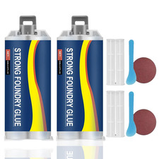 Strong Foundry Glue, High Temperature Resistant Casting Repair, Metal Glue, Heav