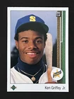 1989 Upper Deck Set-Break # 1 Ken Griffey Jr. RC NM OR BETTER NICELY CENTERED
