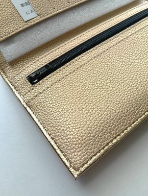 Imperial Palace Japan Gold Leather Wallet | Limited
