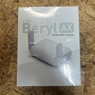 Gl.iNet GL-MT3000 (Beryl AX) Portable Travel Wireless VPN Router Pocket Wi-Fi 6