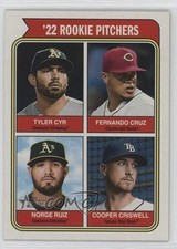 2023 Heritage Topps Rookie Stars SP Fernando Cruz Tyler Cyr Cooper Criswell 1n1n