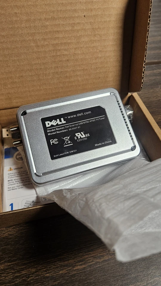 Dell External USB NTSC Atsc TV Tuner Model 0507-01 New In Box Rare - Image 4 of 4