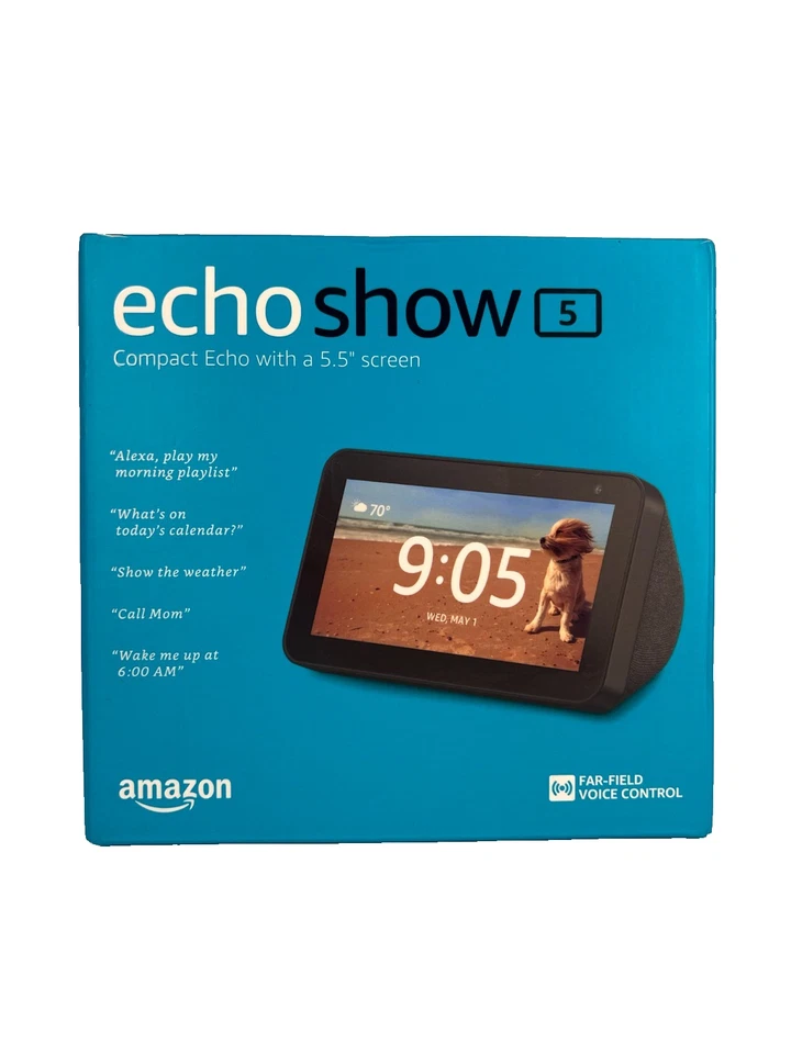 Amazon Echo Show 5 5,5" Bildschirm Home Display mit Alexa Neu (LK)