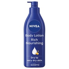 Rich Nourishing Body Lotion (400ml) Rich 72H Hydration Moisturiser for Dry Skin