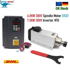 【DE】CNC Spindel 6KW 380V Air Cooled Spind...