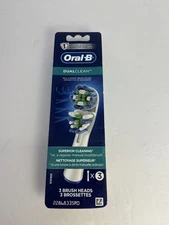 Oral B Dual Clean Superior Cleaning, 3 Brush Head Refills