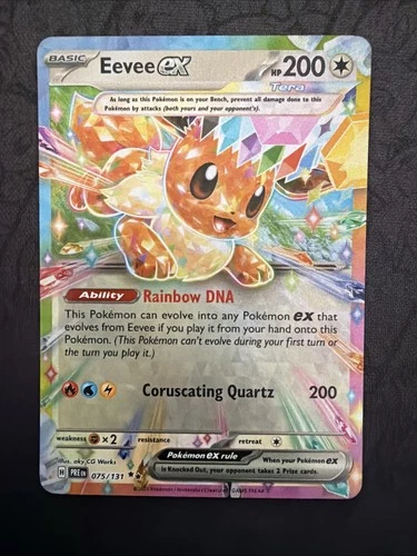 Eevee EX 075/131 Sv: Prismatic Evolutions Holo
