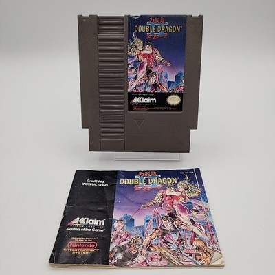 Double Dragon II 2 The Revenge (Nintendo) NES game and manual authentic tested