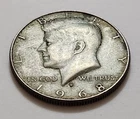 1968 D John F Kennedy Half Dollar 40% Silver 50c (X115)