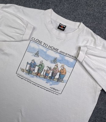 Vintage 90'S John McPherson Close To Home T-shirt SIZE XL VTG COMEDY GRUNGE Y2K