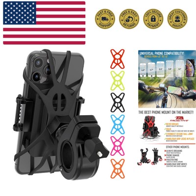 Bike Phone Mount Holder | Universal Cell Phone Mount for 4''-7'' Phones | Inclu...